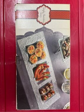 Triple Serving Tray